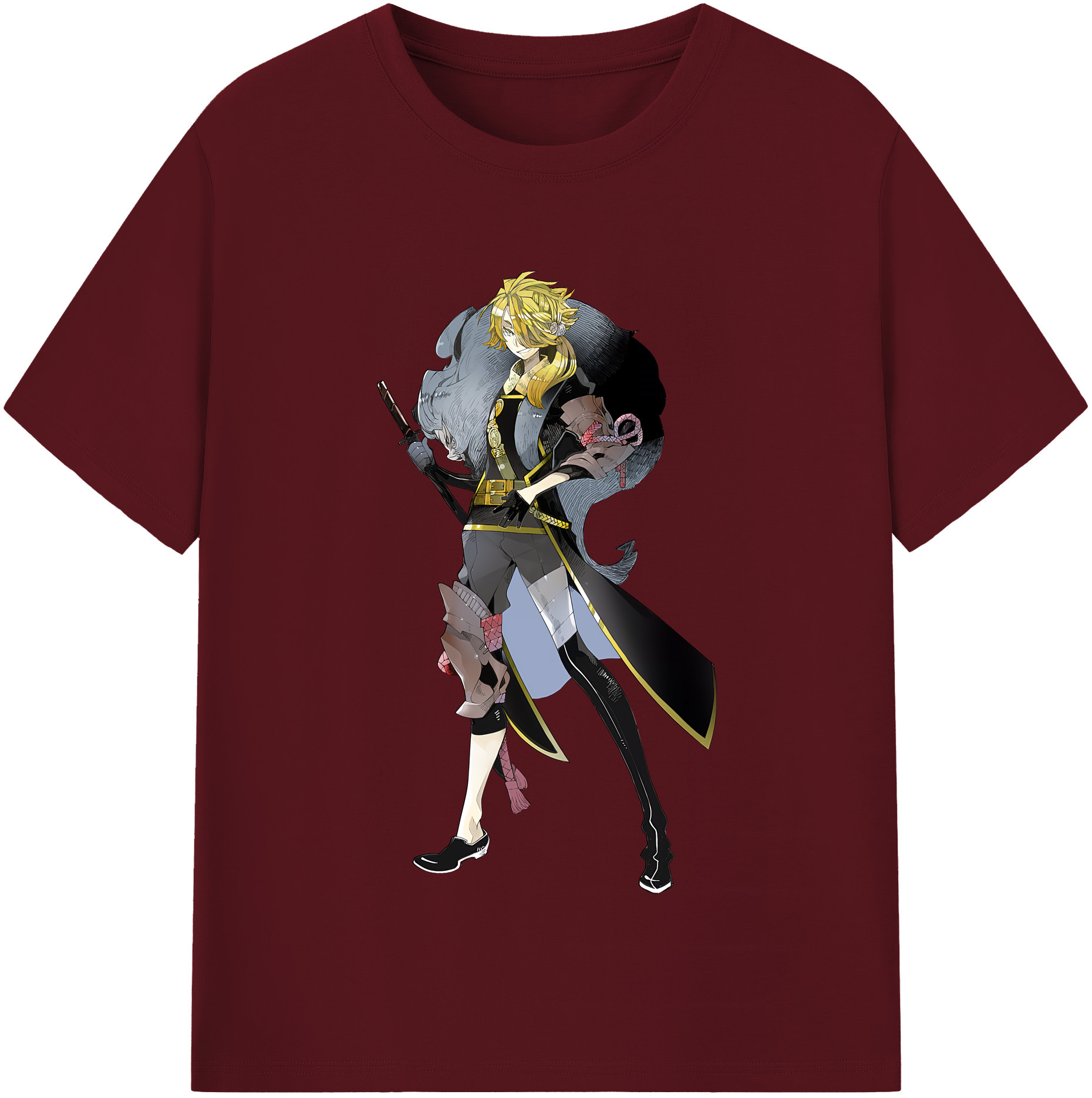 （画像用） 刀剣乱舞 Touken Ranbu 綿100％半袖Tシャツ（フロントプリント）